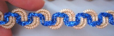 Borde blau - gold